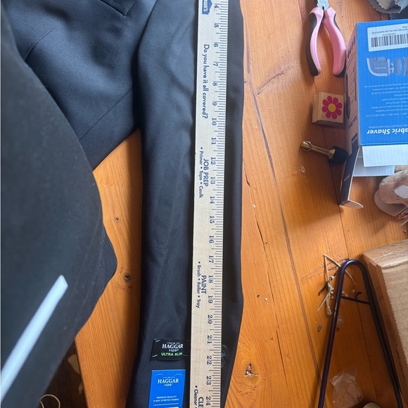 Haggar Men's Charcoal Flex Series Blazer - Picture 10 of 13